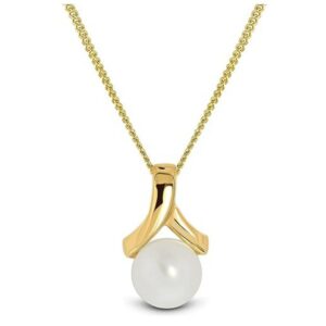 Damen Goldkette mit Perle