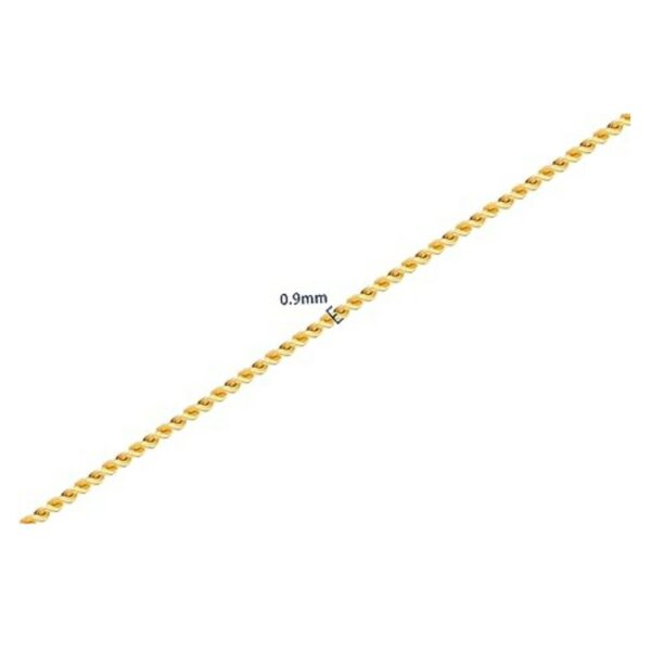 Halskette 14K Gold mit Smaragd – Bild 2